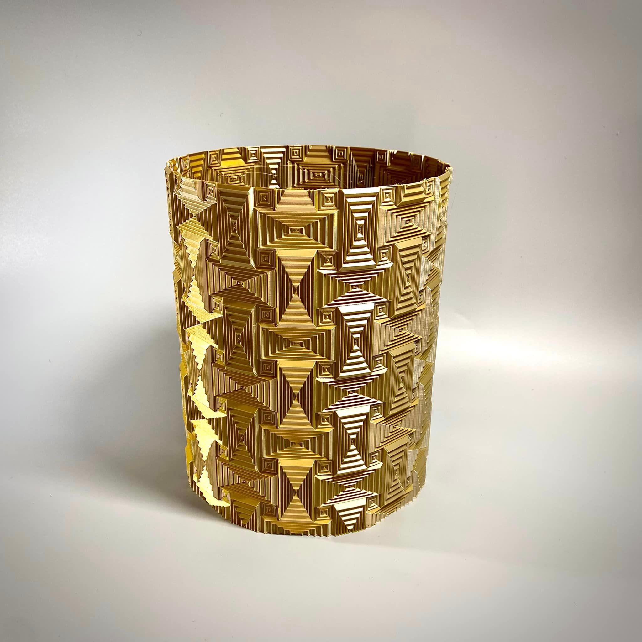 Basketweave Ripple Vase  3d model