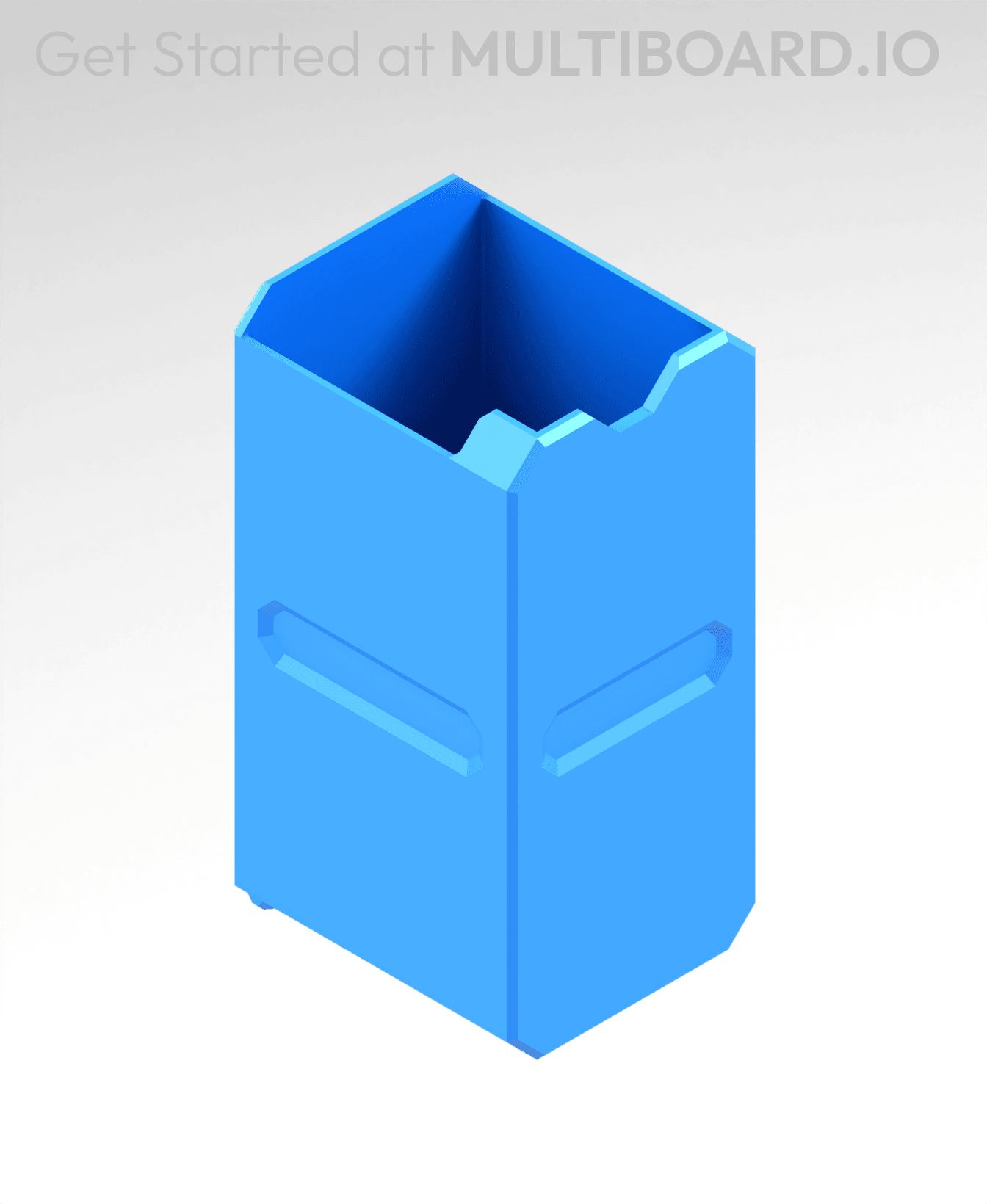 1x2x1 LU - MultiBin Simple Drawer 3d model
