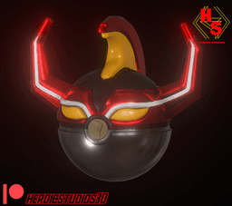 Megazord Pokeball 3d model
