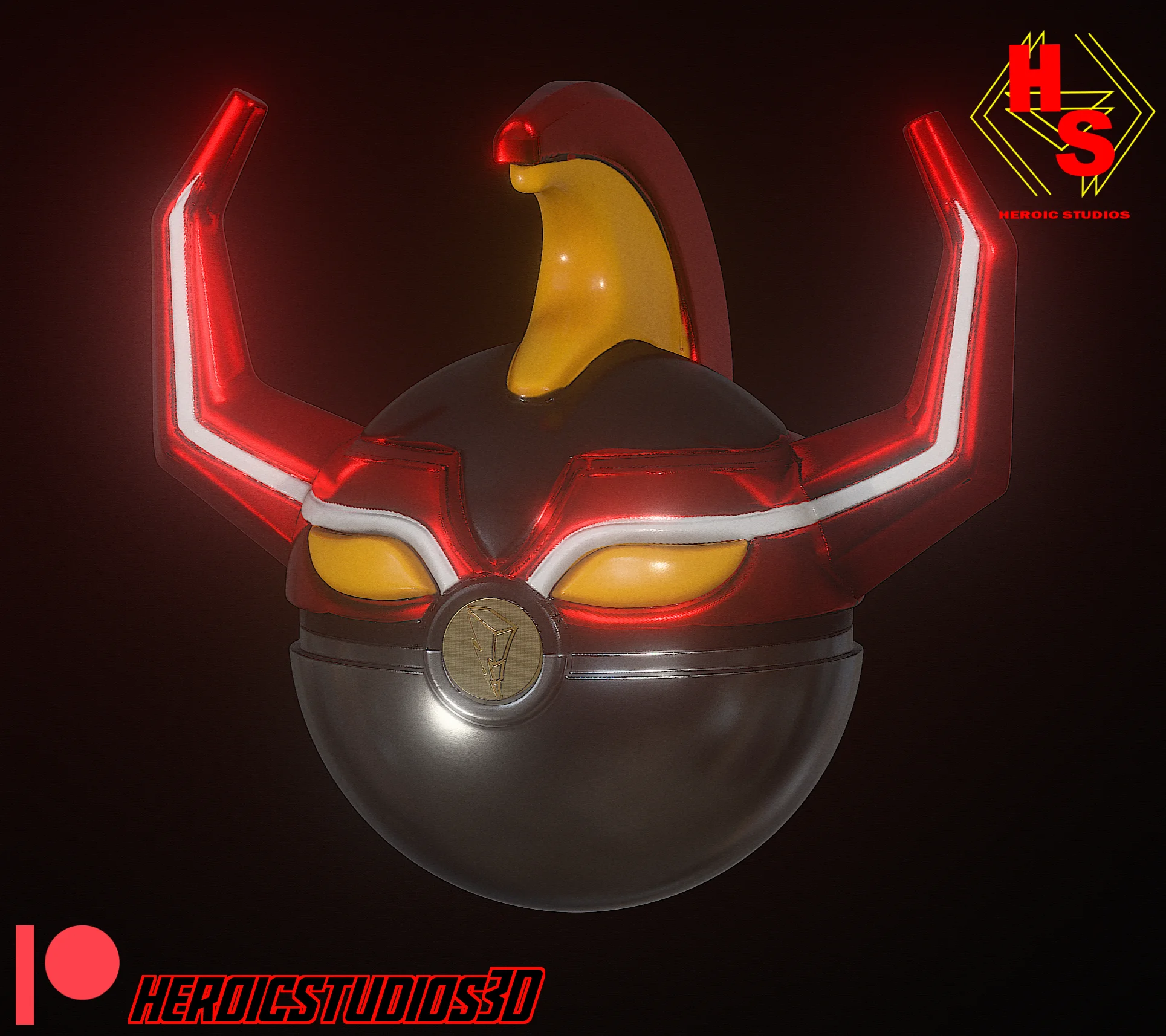 Megazord Pokeball 3d model