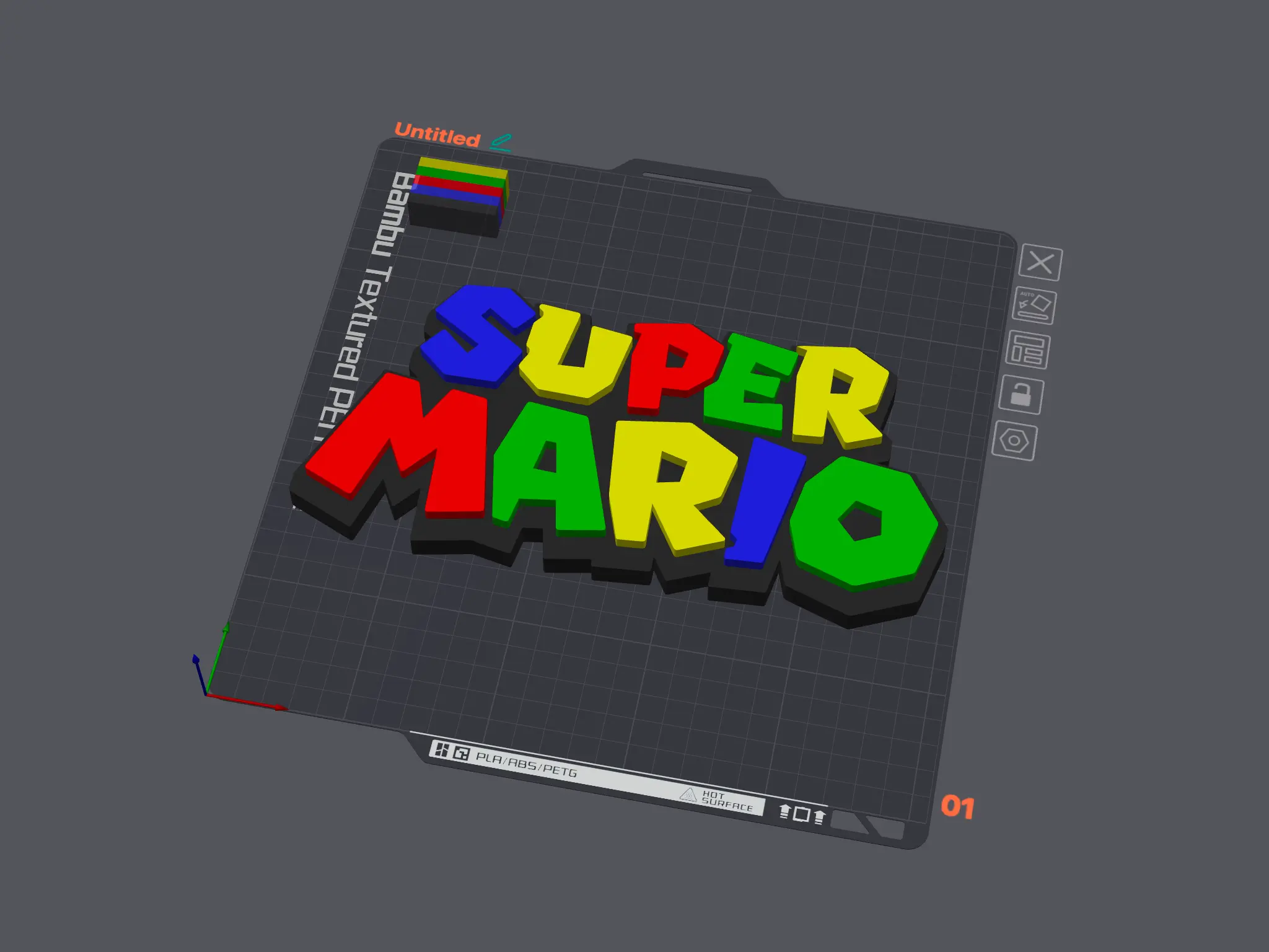 Mario Reverse Sign Super Mario Sign - 3D model by 3DEEP on Thangs - Image 4 of 5