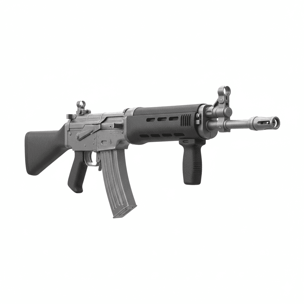 Gun HK G3 Battle Rifle 3d model