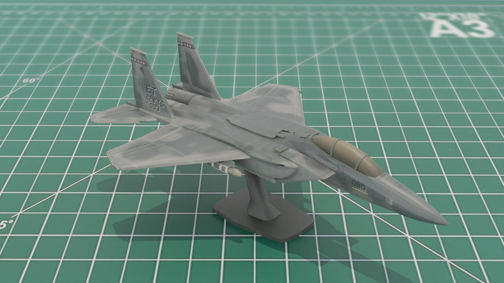 F15EX USAF Eagle2 3D Print Aircraft Model 3d model
