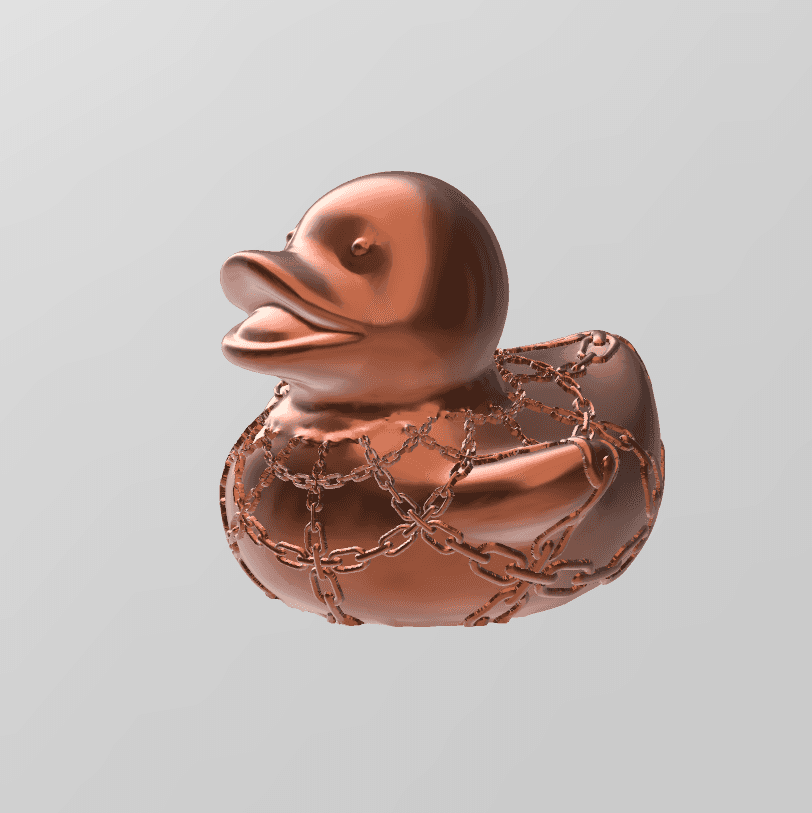 Chain Duck 3d model
