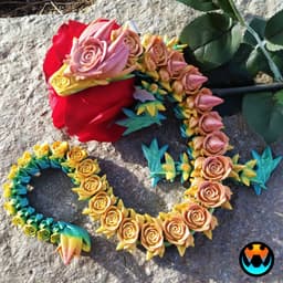 Rose Dragon 3d model