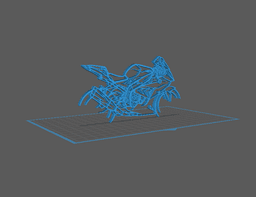 BMW - S1000 RR Wall Art 3d model