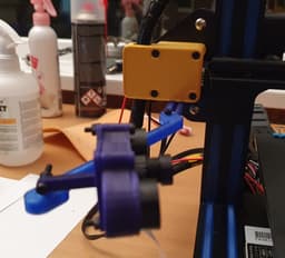 Stowaway Raspberry Camera Support with IR for Ender 3 3d model