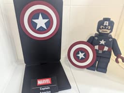 Captain America Backer Plates 3d model