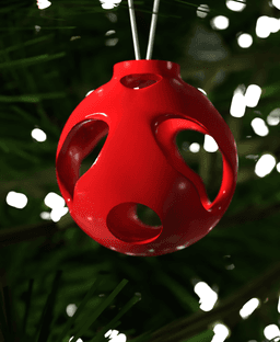 Christmas Ornament Snowflake Shells 003 3d model