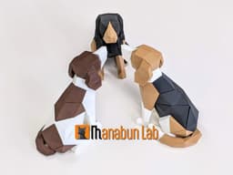 Low Poly Dog "beagle" Magnet Puzzle (No supports, no AMS) 3d model