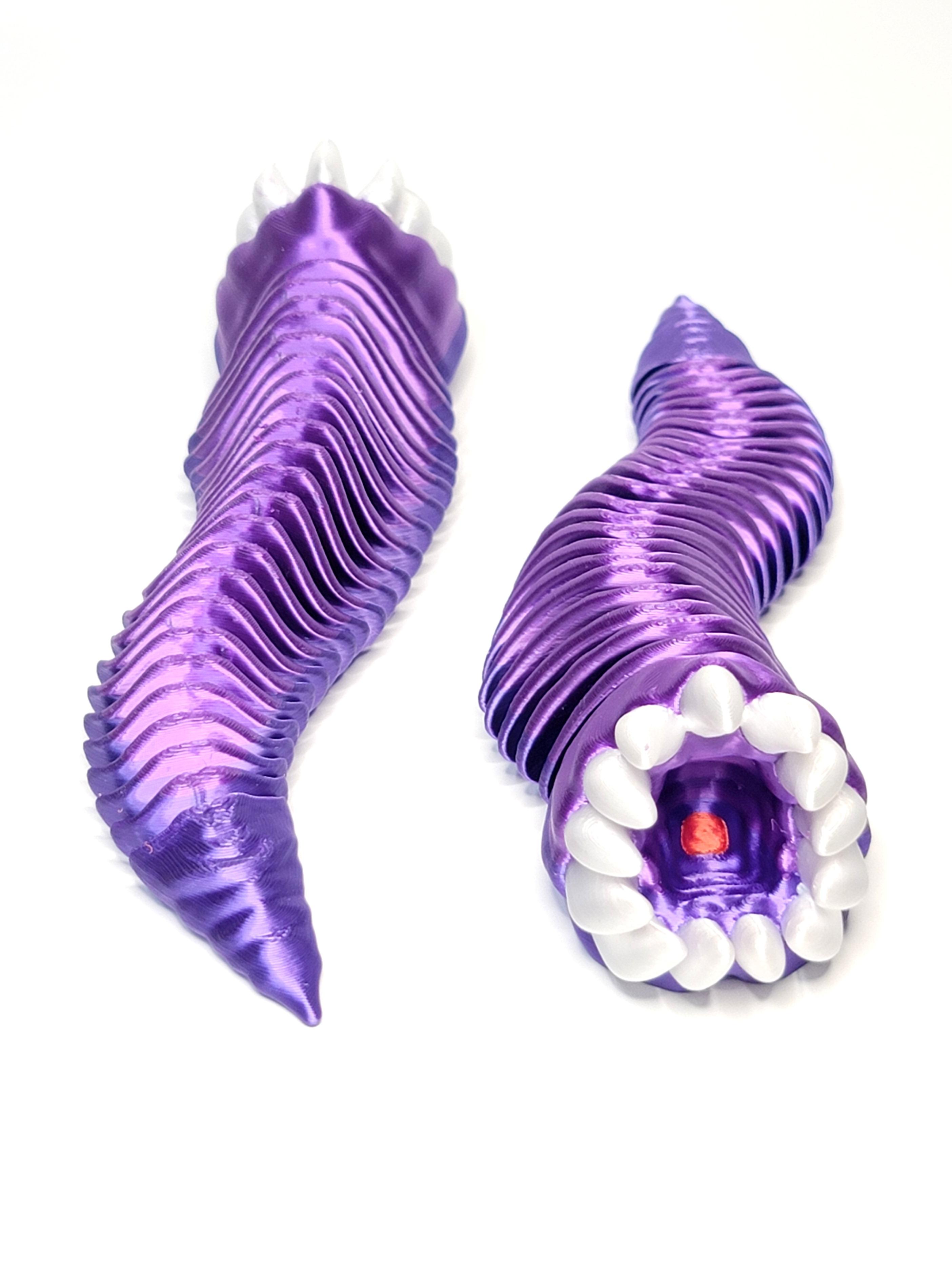 Fexi Baby Purple Worm Dice Guardian 3d model