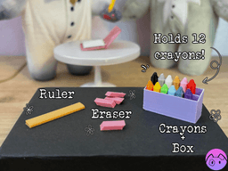 Miniature Back to School Set 3d model