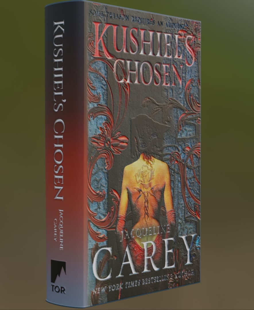 Kushiels Chosen - Book Litho 3d model