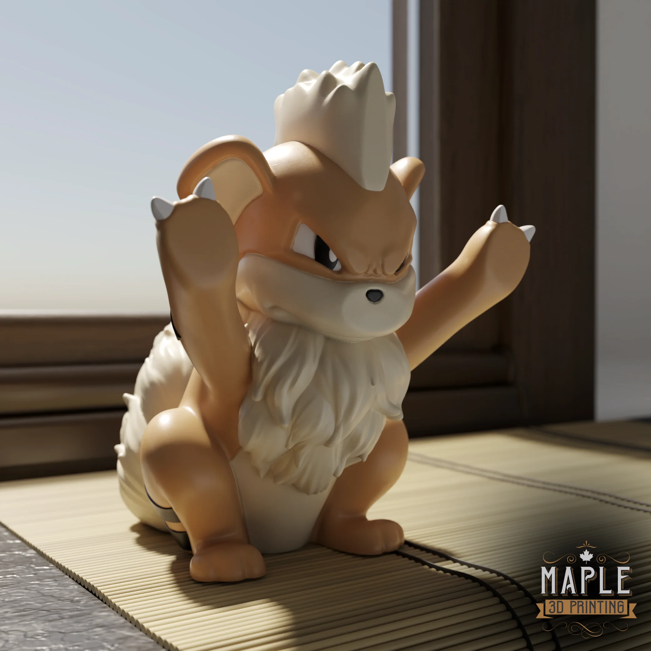 Window Growlithe 3d model