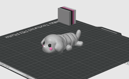 Flexi Labrador Keychain 3d model