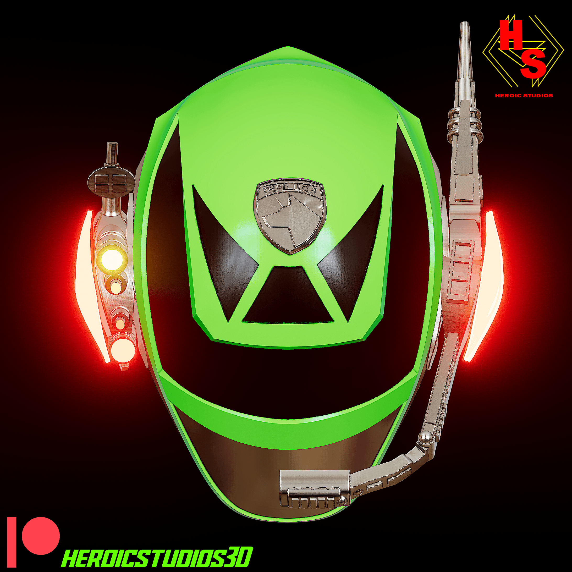 SPD SWAT Helmets 3d model