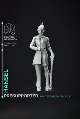 Hansel and Gretel - Possessed Bakery - PRESUPPORTED - Illustrated and Stats - 32mm scale 3d model