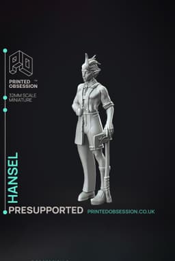 Hansel and Gretel - Possessed Bakery - PRESUPPORTED - Illustrated and Stats - 32mm scale 3d model