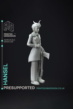 Hansel and Gretel - Possessed Bakery - PRESUPPORTED - Illustrated and Stats - 32mm scale 3d model