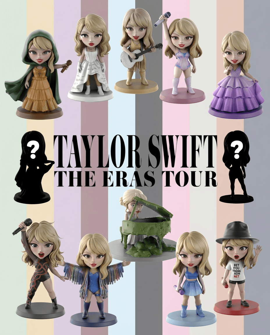 Taylor Swift Eras STL Files - Album Collection - Pop Star 3D Print Models 3d model
