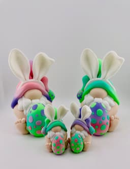 Cheeky Bunny Gnome 3d model