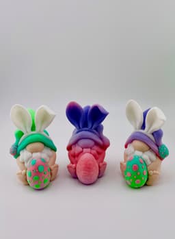 Cheeky Bunny Gnome 3d model