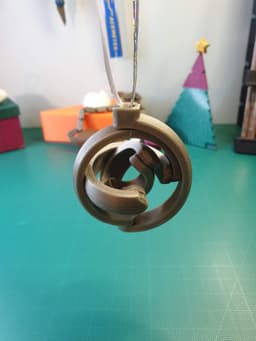Gimbal Ornament || Christmas 3d model