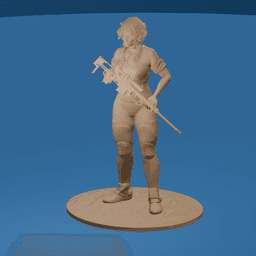 Nilin the Sniper v2 3d model
