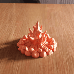 Miniature Campfire Diorama Prop 3d model