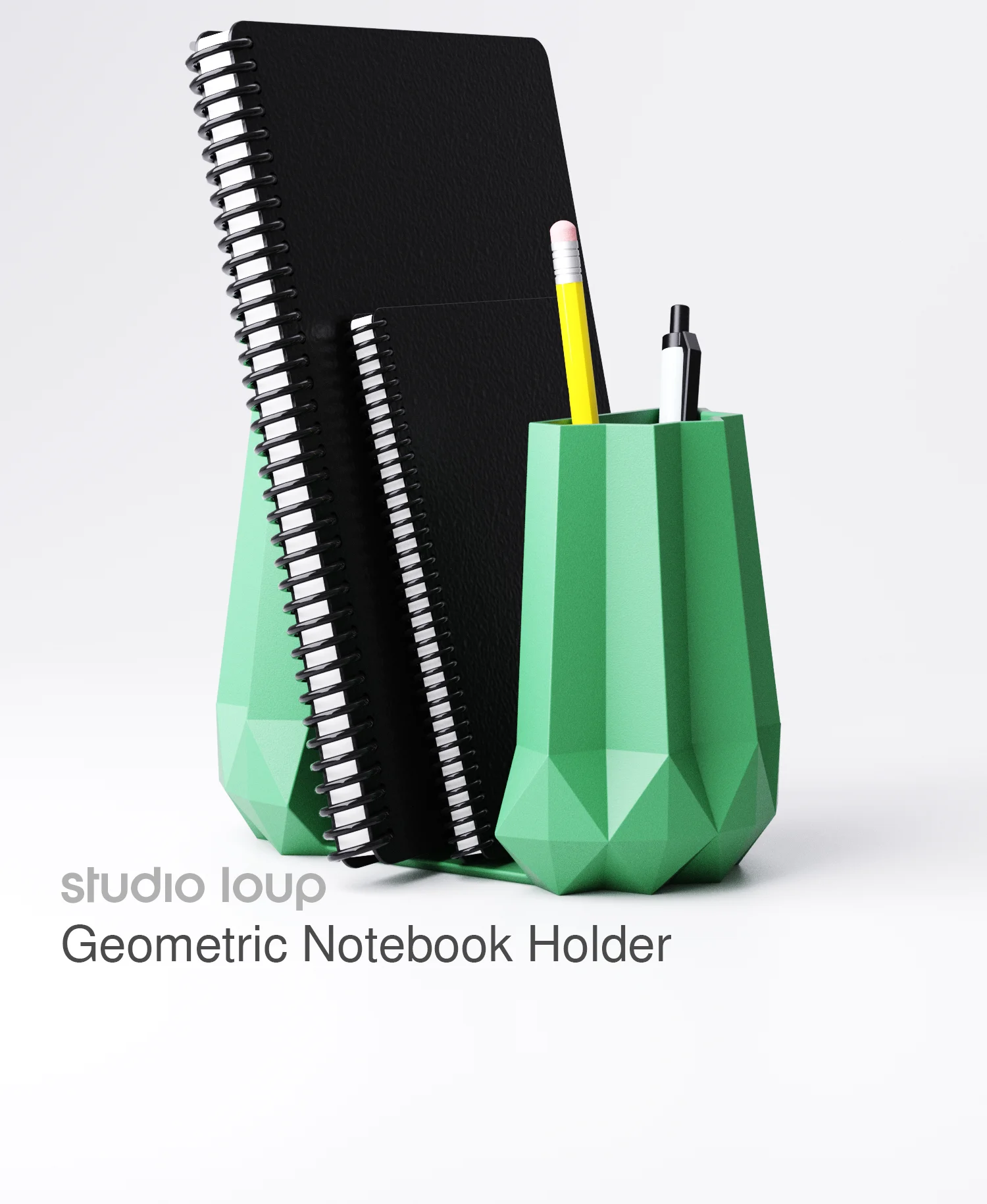 Geometric Notebook Holder 3d model