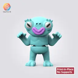 Flexi Alien D 3d model