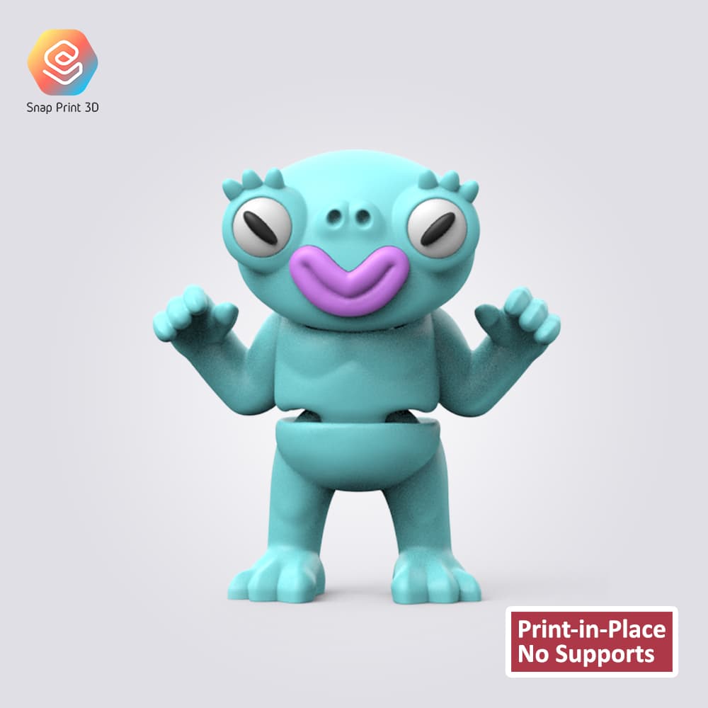 Flexi Alien D 3d model