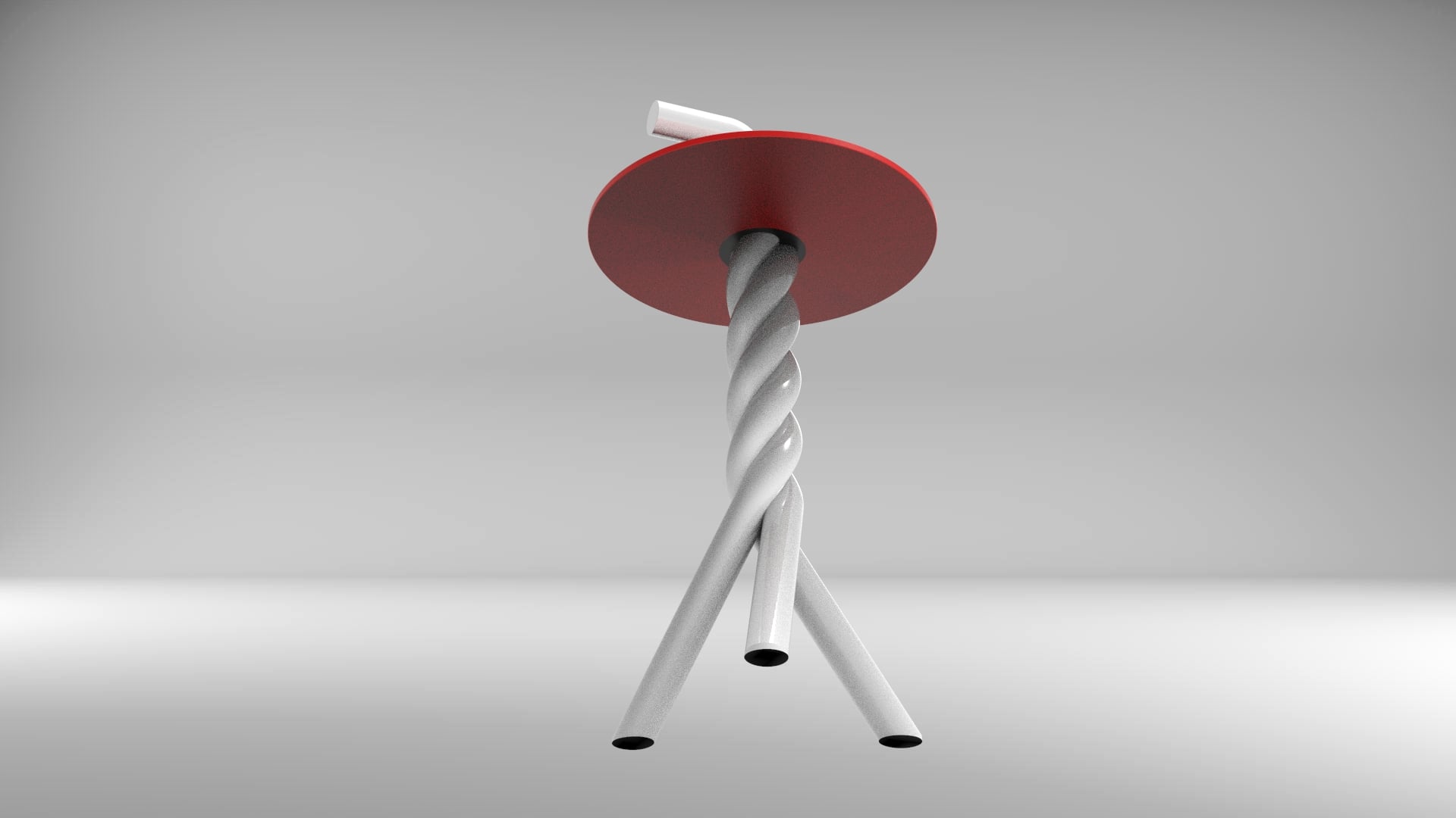 Twisted Sipek Table 3D Printed Side Table 3d model