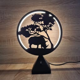 LED Ring Lamp 3d model