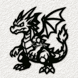 POKEMON DRAGON wall art home decor 3d model