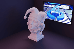 Palhaço feminina triste.stl 3d model