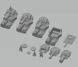 FHW: Worker Bot Universal Tank 3d model