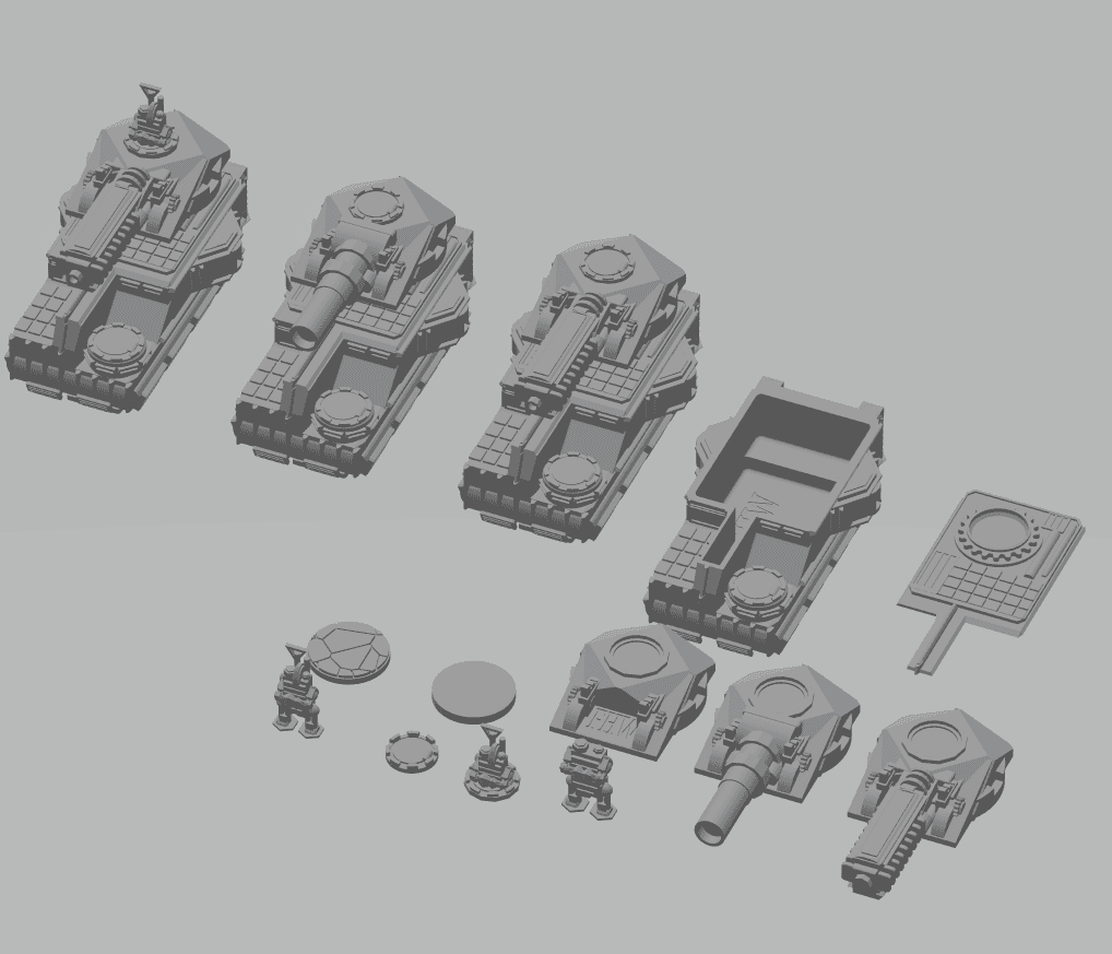 FHW: Worker Bot Universal Tank 3d model