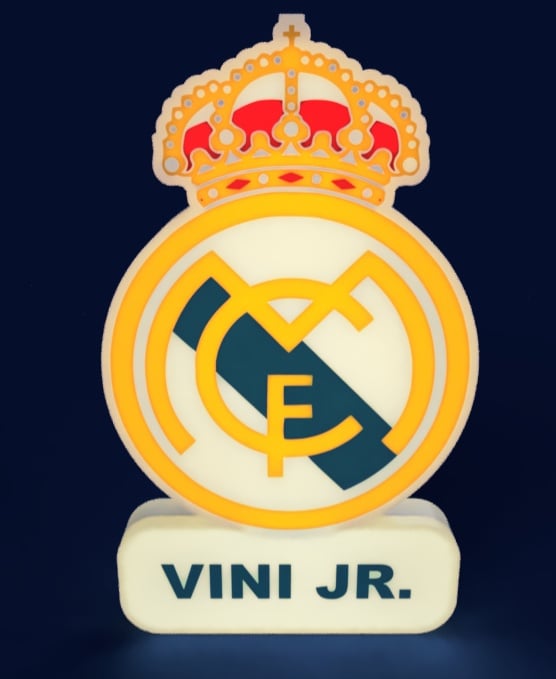 Real Madrid Sign - LED strip compatible 3d model
