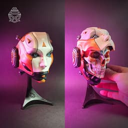 Skulldroid 3d model