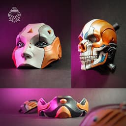 Skulldroid 3d model