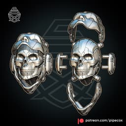 Skulldroid 3d model