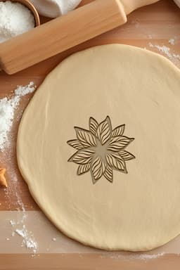Flower Cookie Cutter, Biscuit Cutter 3d model