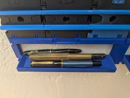 Fantastic model, worked right off the printer. I'm going to need a 3x2 shelf to solve my too-many-fountain-pens problem. 3d model