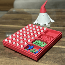 CHRISTMAS BOARD GAME COLLECTION WITH SWEET CHRISTMAS GNOMES / GAME / BOARD / TOY / CHRISTMAS FEELING 3d model