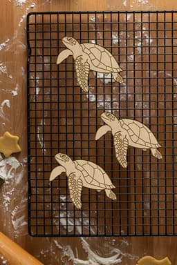 Turtle Cookie Cutter, Biscuit Cutter 3d model