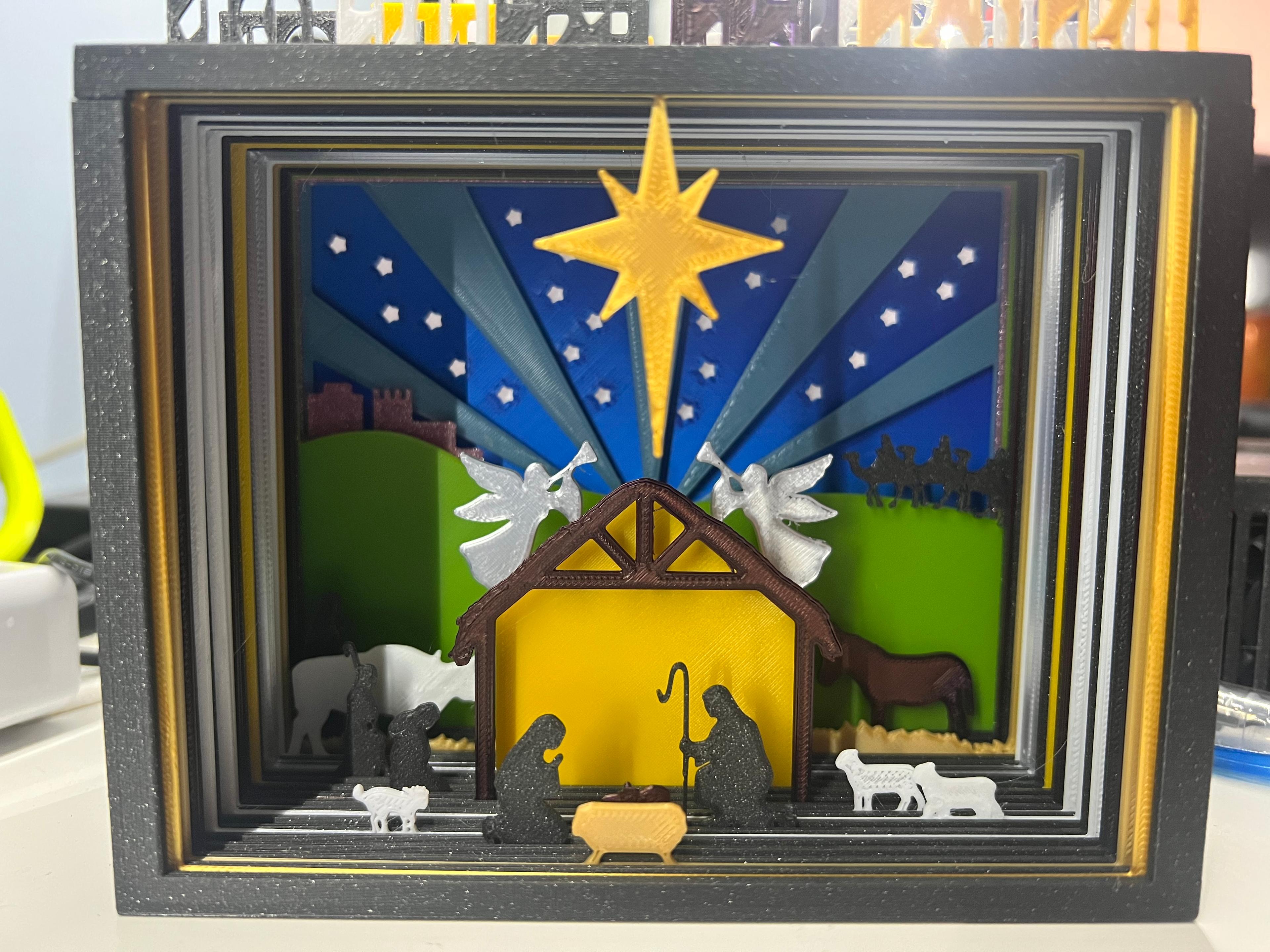 Silhouette Advent Calendar - Lovely project! Thank you for sharing! - 3d model