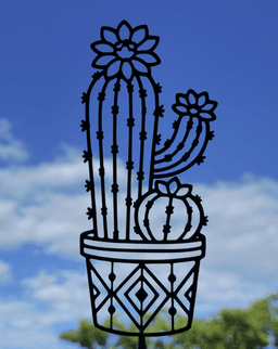 Cactus Wall Art Set Desert Plant Decor.stl 3d model