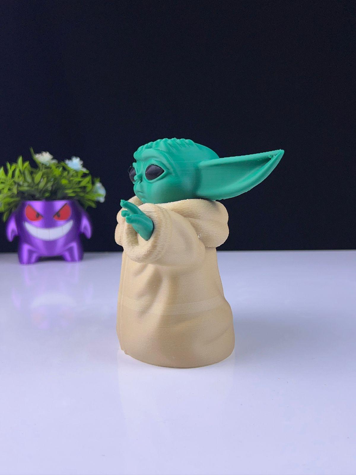Baby Yoda - Multipart 3d model