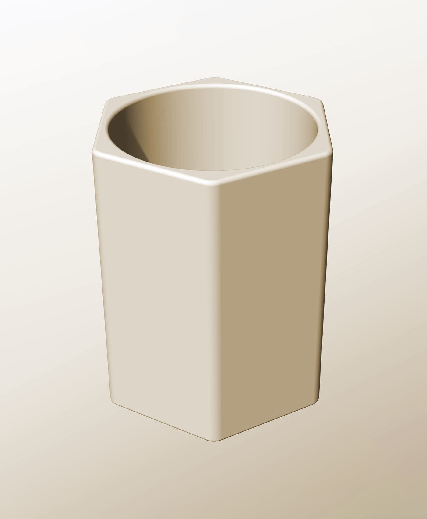 CH96-140 Stacking module bin for modern home decor 3d stl file 3d model